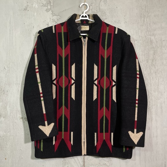 Other - Vintage Unisex Native Jackets Santa‎ Fe New Mexico Wool Winter Jacket Coat Sz XL